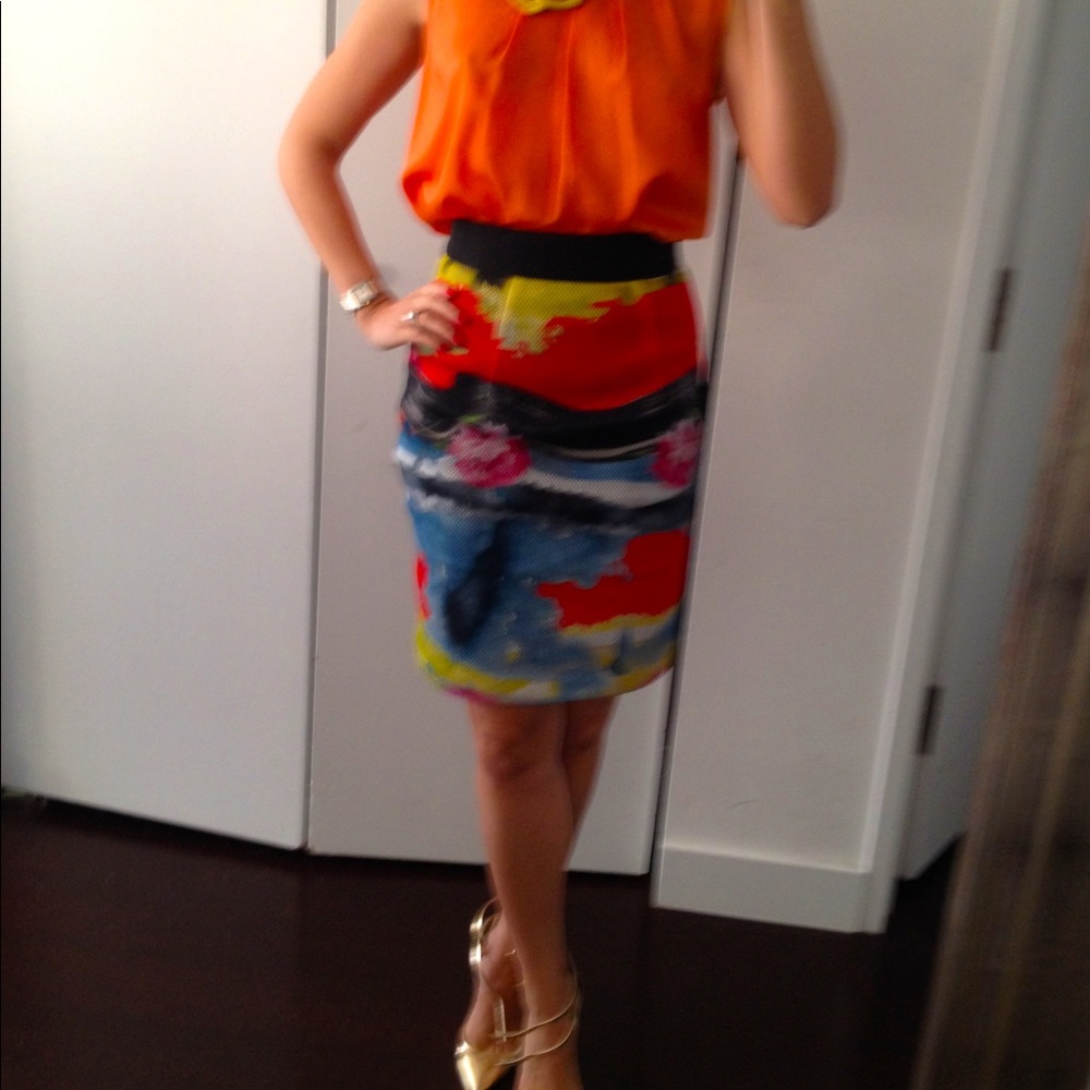 Milly multicolored Pencil skirt